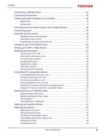 Toshiba 43L420UOM TV Operating Manual